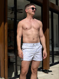 The Restless Swim Shorts - Carrara Marble